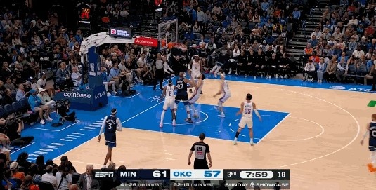 PG电子官网-无所不能！兰德尔封盖SGA&amp;进攻端予取予求两节半已经砍下26+5+5